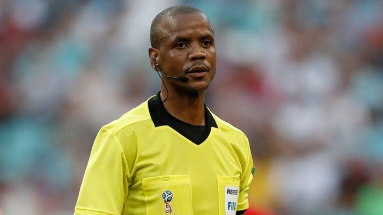 Janny Sikazwe, arbitre de la rencontre Tunisie-Mali pendant la CAN 2022