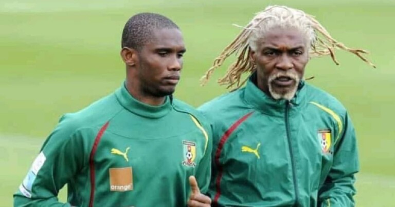 Samuel Eto'o et Rigobert Song