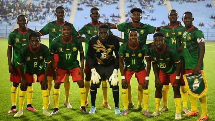 Des joueurs U20 du Cameroun