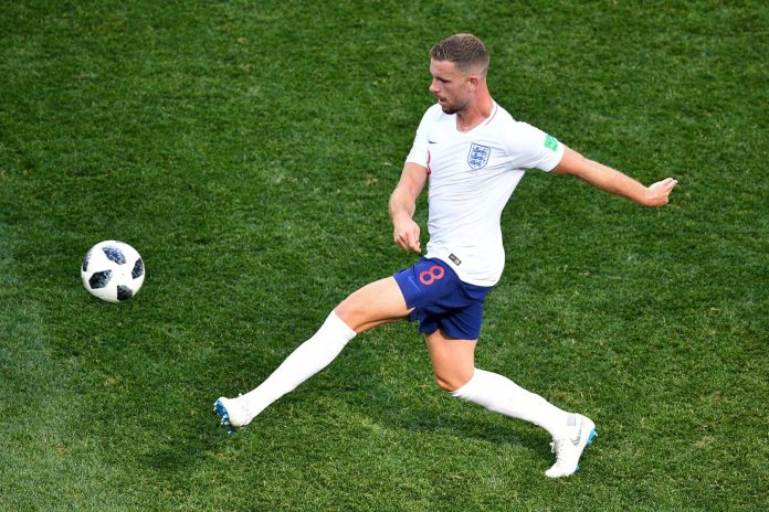 jordan-henderson sous le maillot de l'Angleterre