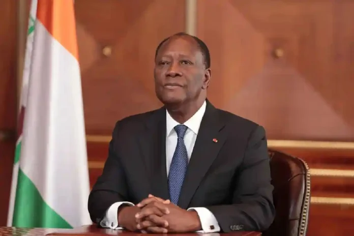 Le prÃ©sident ivoirien, Alassane Ouattara