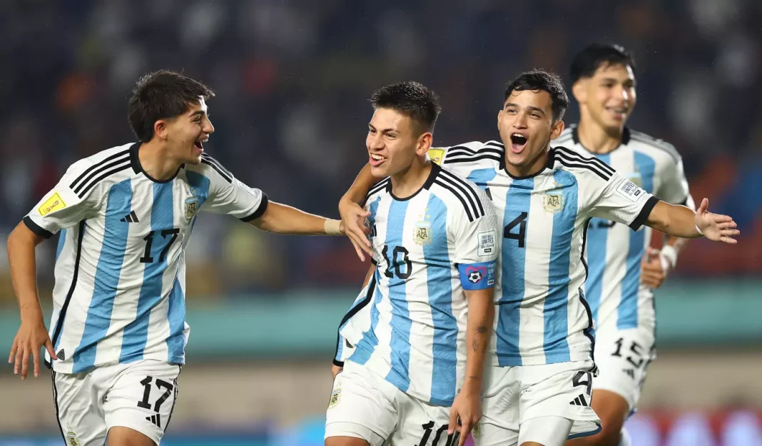 Des joueurs U17 de l'Argentine