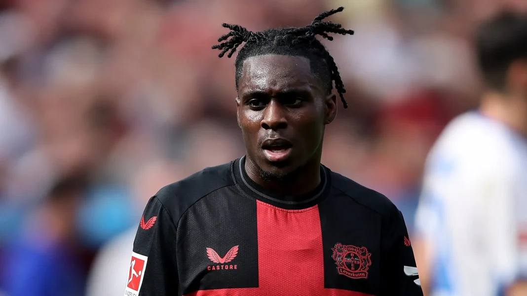 JÃ©rÃ©mie Frimpong, latÃ©ral droit du Bayer Leverkusen