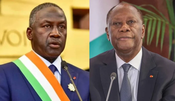 Alassane Ouattara et Adama Bictogo