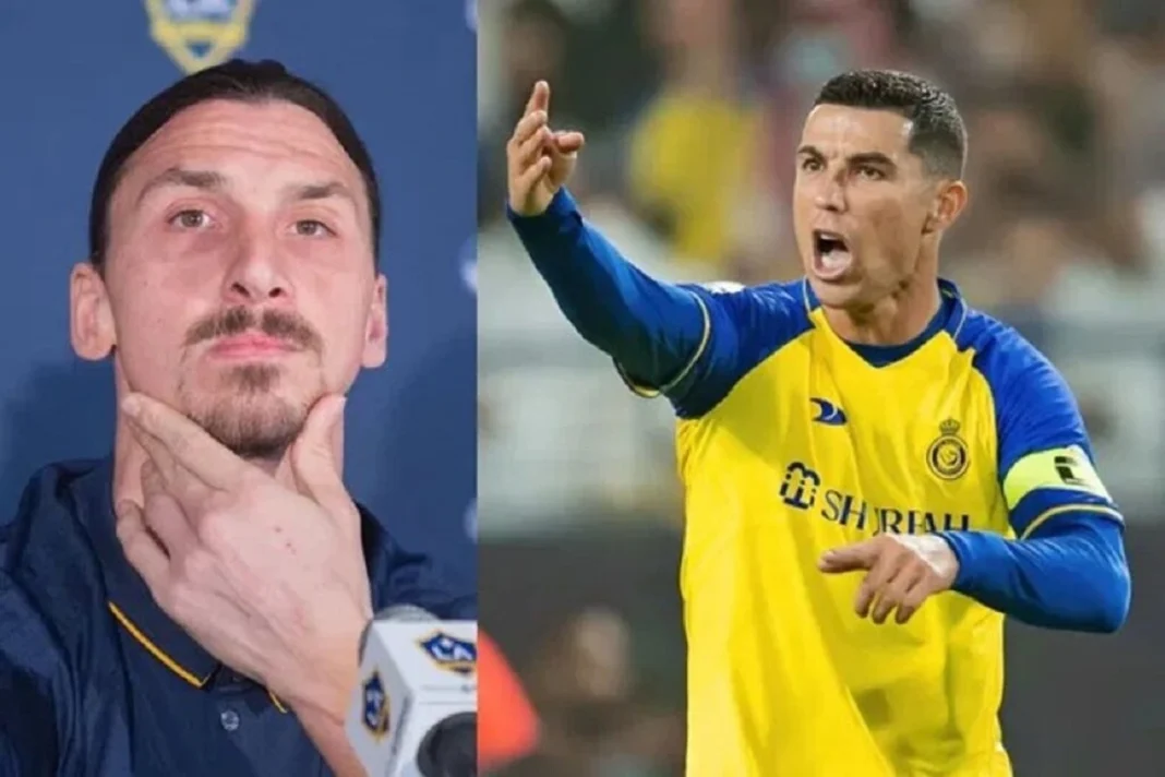 Zlatan Ibrahimovich et Cristiano Ronaldo