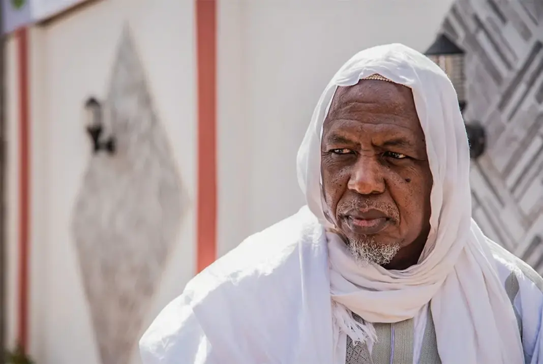 L’imam Mahmoud Dicko à Bamako